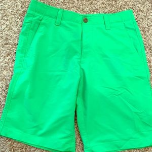 Lime Green Under Armour Golf Shorts